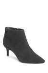 Aerosoles Epigram Heeled Ankle Boot In Black Sued