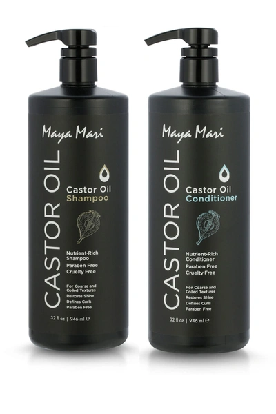 Maya Mari Castor Oil Shampoo & Conditioner 2 Pack Set