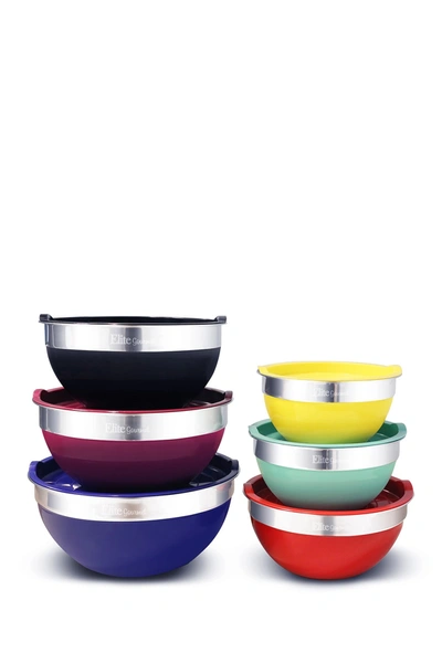 Maxi-matic Elite Gourmet 12-piece Colored Mixing Bowls With Lids In 0