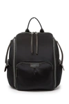 Aimee Kestenberg Rome Nylon Backpack In Black Neoprene