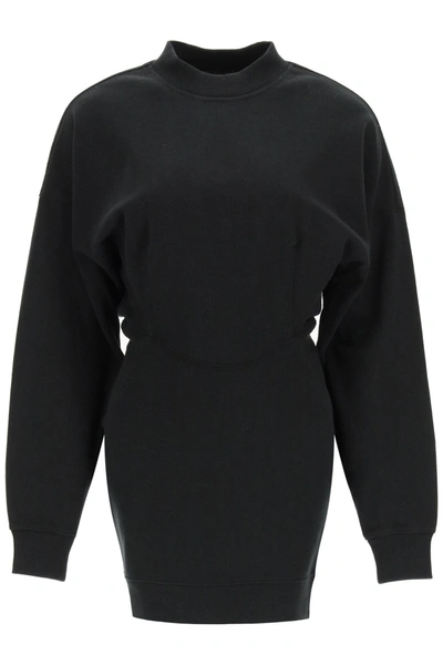 Alexander Wang Jersey Mini Dress In Black