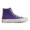 CONVERSE PURPLE CHUCK 70 HIGH SNEAKERS