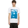 Off-white White Slim Mona Lisa T-shirt In White Black