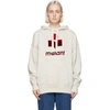 Isabel Marant Étoile Mansel Logo Cotton-blend Hoodie In Cream