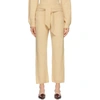 Nanushka Women's Nea Wrap-front Fluffy Knit Cropped Pants In Creme