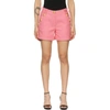 Balmain Pink Cotton Low-rise Shorts