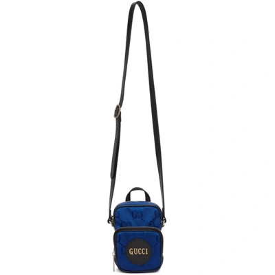 Gucci Blue Off The Grid Mini Messenger Bag In Oriental Blue