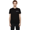 Alexander Mcqueen Black Embroidered Logo T-shirt