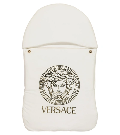 Versace Baby Medusa Bunting Bag In White