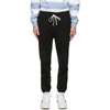 POLO RALPH LAUREN BLACK 'THE CABIN FLEECE' LOUNGE PANTS