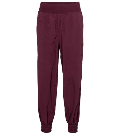 Adidas By Stella Mccartney Logo刺绣运动裤 In Purple