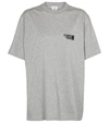 VETEMENTS LOGO COTTON JERSEY T-SHIRT,P00516356