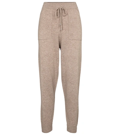 Jonathan Simkhai Mina Taupe Knitted Sweatpants In Light Brown