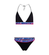 Off-white Triangle Logo Bikini Set In Black