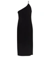 ACNE STUDIOS ONE-SHOULDER CRÊPE MIDI DRESS,P00537447