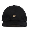 TOM FORD TF CANVAS BASEBALL HAT,P00542246