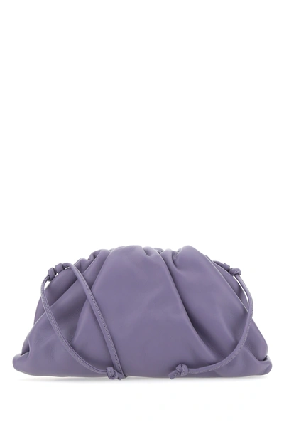 Bottega Veneta Mini Pouch Clutch Bag In Lavender