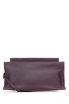 AESTHER EKME PLUM NAPPA LEATHER SLOPE CLUTCH ND AESTHER EKME DONNA TU