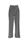 PORTS 1961 MELANGÉ DARK GREY WOOL BLEND PALAZZO PANT  ND PORTS 1961 DONNA 42