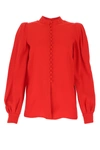 GIVENCHY RED CREPE BLOUSE  ND GIVENCHY DONNA 34F