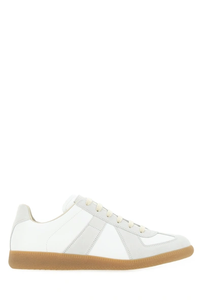 Maison Margiela Replica Sneakers Offwhite In White
