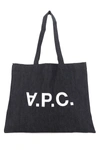 Apc Navy Daniela Shopping Tote