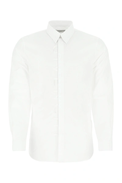 Givenchy White Poplin Shirt Nd  Uomo 41