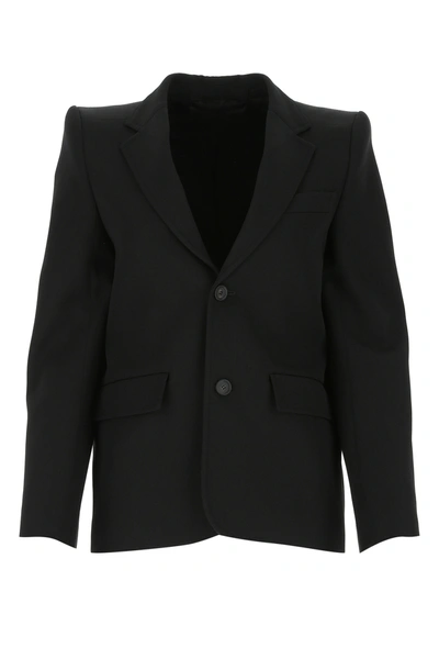 Balenciaga Black Light Wool Blazer Nd  Donna 36f