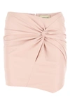ALEXANDRE VAUTHIER POWDER PINK NAPPA LEATHER MINI SKIRT ND ALEXANDRE VAUTHIER DONNA 34F