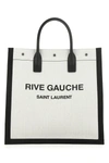 Saint Laurent Two-tone Canvas Rive Gauche Shopping Bag