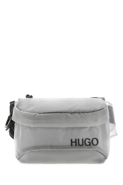 Hugo Light Grey Fabric Cyber Belt Bag Nd  Uomo Tu