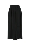 Loewe Viscose Crop Trousers In Black