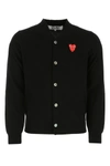 COMME DES GARÇONS PLAY BISCUIT WOOL CARDIGAN ND COMME DES GARCONS PLAY UOMO M