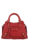 BALENCIAGA TIZIANO RED LEATHER MINI NEO CLASSIC HANDBAG ND BALENCIAGA DONNA TU