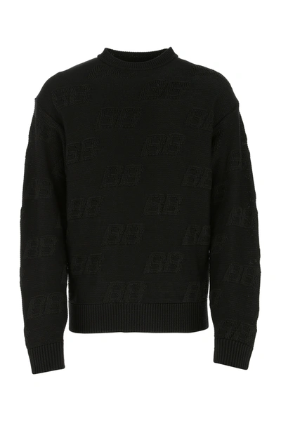 Balenciaga Black Viscose Blend Sweater  Nd  Uomo Xs