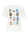 Rabanne Logo-print Gathered T-shirt