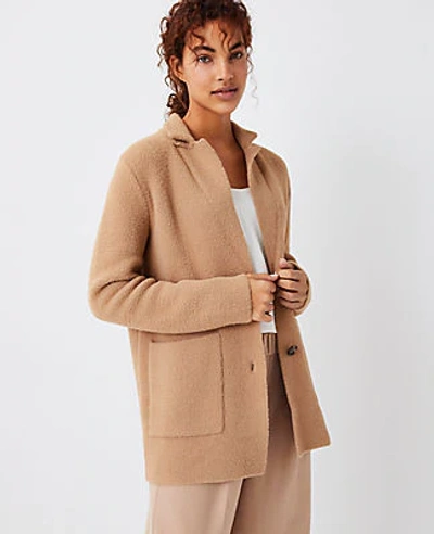 Ann taylor sweater blazer hot sale