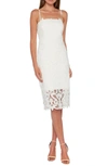Bardot Lina Lace Cocktail Dress In Ivory