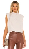 AMANDA UPRICHARD SLEEVELESS FABIENNE TOP,AMAN-WS743