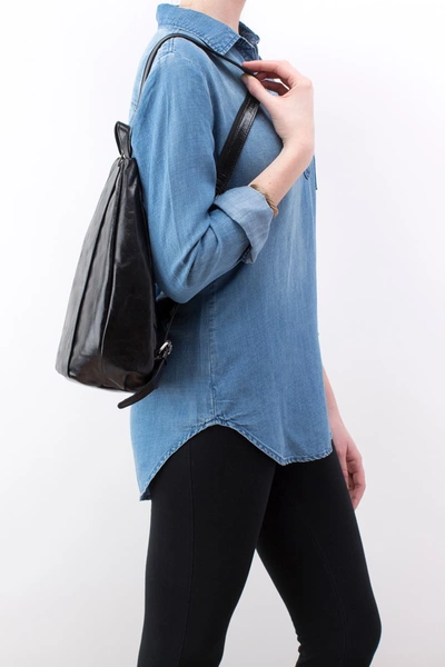Hobo Kiley Leather Backpack In Black
