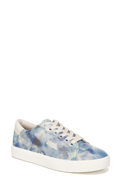 Sam Edelman Ethyl Leather Lace-up Sneaker In Blue