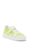 Vince Camuto Sargita Leather Sneaker In Highlighter Leather