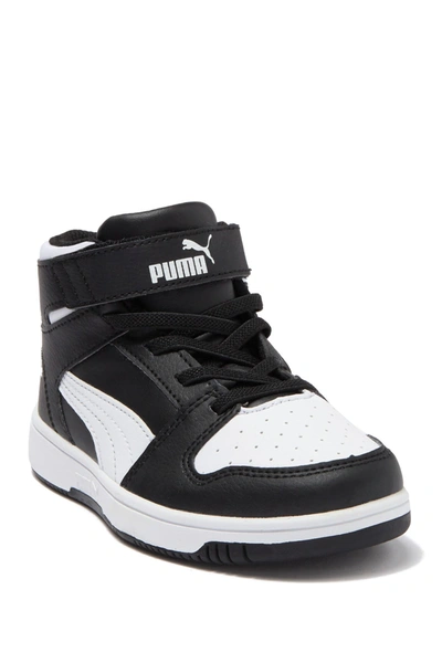 Puma Kids' Rebound Lay-up High-top Sneaker In Black