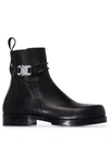 Alyx Rollercoaster Leather Chelsea Boots In Black