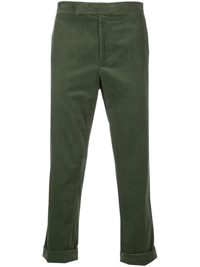 Haider Ackermann Corduroy Skinny Cropped Trousers In Carandiru Ja