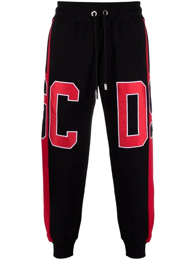 Gcds Logo-patch Track Trousers In Red