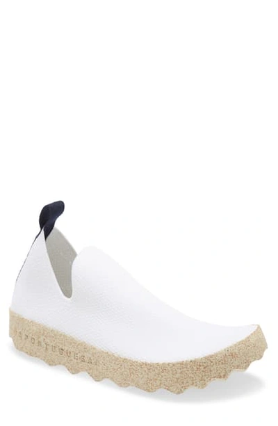 Asportuguesas By Fly London Fly London Care Slip-on Sneaker In White/ White