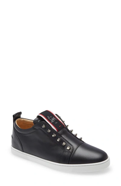 Christian Louboutin F.a.v Fique A Vontade Low Top Sneaker In Black