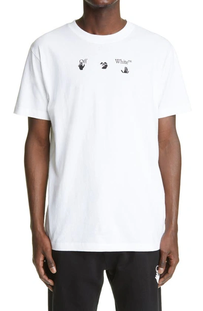 Off-white Peace Worldwide Graphic Tee In White