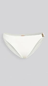 Tory Burch Miller Hipster Bikini Bottoms In New Ivory